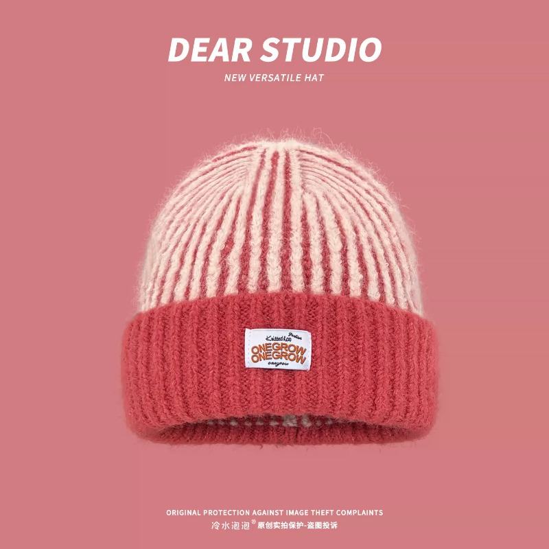 Berretto in maglia a righe, mo - Beanie Cuffed Knit recensione e prezzo